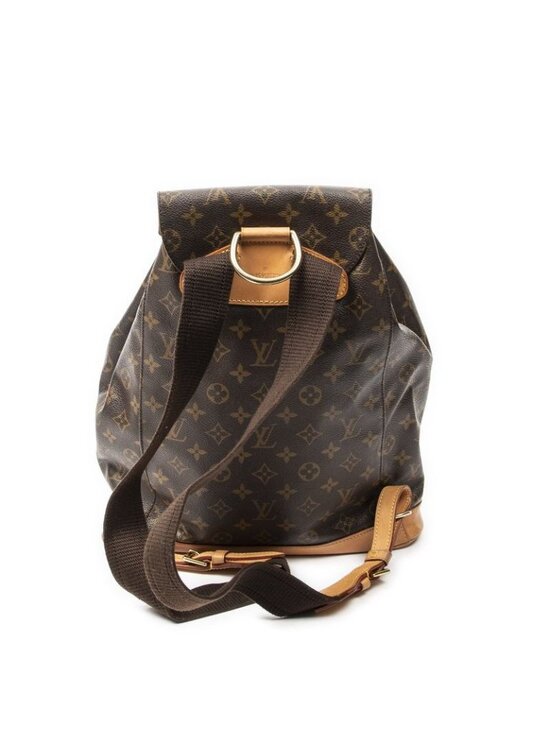 Louis Vuitton Montsouris Brown Monogram Canvas Shoulder Bag main image 8